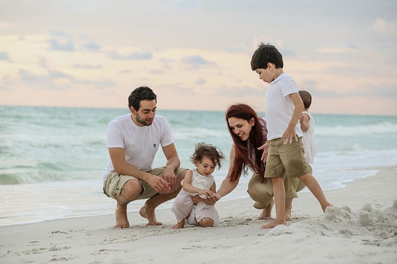 Family Beach Portraits in Clearwater Beach, Florida 2