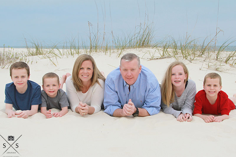 Family Beach Portraits at the Gulf Shores Plantation